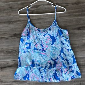 Lilly Pulitzer Peplum Tank